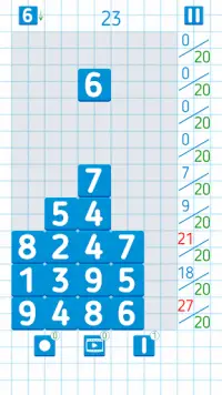 NumberFall Puzzle Screen Shot 3