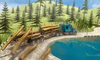Offroad Long Trailer Truck Sim - Jeep Prado Games Screen Shot 2