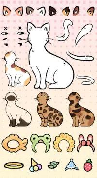 Moe Kittens:Cat Avatar Maker Screen Shot 3