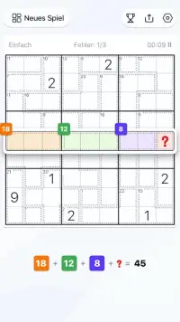 Killer-Sudoku - Sudoku-Rätsel Screen Shot 3