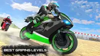 Balapan di Motorbike: Real 3D Moto Highway Traffic Screen Shot 2
