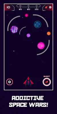 Tap - Space Shooter, Galaxy Shooting, Attack Game! Screen Shot 1