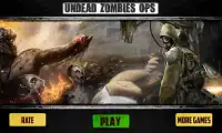 Undead zombies kill target ops Screen Shot 0