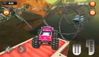 Ultimate Monster Truck: 3D Stunt Racing Simulator Screen Shot 2