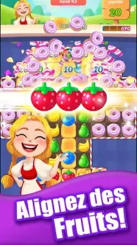 New Sweet Fruit Punch: #1 Free Puzzle Match 3 Game Screen Shot 0