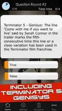 Quiz for the Terminator Movies Screen Shot 1