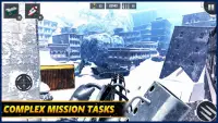 Gunner WinterLand War Guns Simulator : War weapons Screen Shot 0