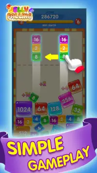 Jelly Falling Screen Shot 1