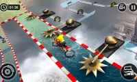 Kids Impossible Water Slide Moto Racing Screen Shot 2