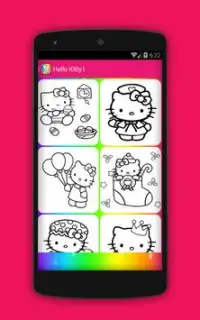 Coloring Pages for Kitty Fans Screen Shot 3