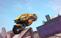 Light Flying Bike Taxi Driving Stunts Screen Shot 4