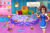 Girl Home: House Cleaning Game Screen Shot 0