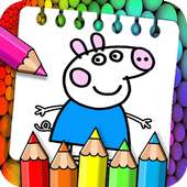Coloring book for Pepa pig
