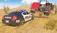 Offroad Jeep Prado Driving - Police Chase Games Screen Shot 5