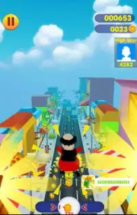 Subway Motu : Subway Game Run Surf Screen Shot 2