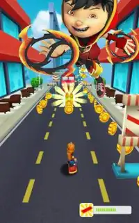 Subway Boboiboy Run: Surf, Dash & Jump Subway Game Screen Shot 7