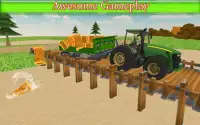 Farm Tractor Transport Harvesting Season Screen Shot 0