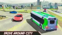 City Tourist Bus Transporter Driving Simulator 3D Screen Shot 4