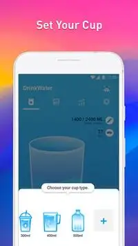 Drink Water Reminder – Water Diet Tracker & Alarm Screen Shot 2