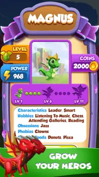 Wonder Dragons Color Blast Matching Game Screen Shot 2