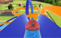 Water Park Race: Theme Park Uphill Slide Stunt 21 Screen Shot 12