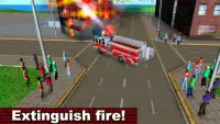 Fire Truck Emergency Driver 3D Screen Shot 1