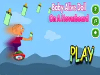 Bebé vivo muñeca loca en hoverboard: muñeca juego Screen Shot 8