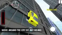 Futuristic Flying Taxi Driving Screen Shot 1