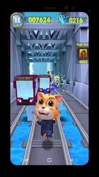 Cat Runner-Online Rush Subway Sonic Talking Pet Screen Shot 2