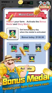 Idle Farming Tycoon-Manage your farm Screen Shot 1