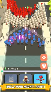 Crowd Defense: Police Clash! Screen Shot 1