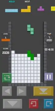 Tetromino jogo de quebra-cabeça TETRI BREAKER Screen Shot 0