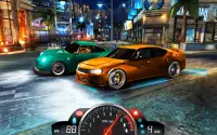 高速車ドラッグレースゲーム Screen Shot 3