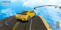 Stunts xe hơi 2019 - Tricky Track Stunt Car Game Screen Shot 4