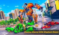 Flying Elephant Robot Car Game - Car Robot War Screen Shot 3