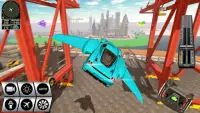 Futuristic Flying Car Racer Screen Shot 1