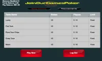 Join Our Games Poker Screen Shot 1