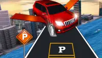 Jeu de voiture volant - Prado Car Parking Games 3D Screen Shot 10