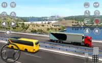 ユーロ トラック ドライビング ゲーム 3D Screen Shot 1