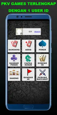 DominoQQ - Pkv Games online - BandarQQ Apk Screen Shot 0