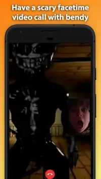 Best Scary Bendy's Fake Chat And Video Call Screen Shot 2