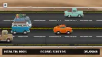Rusty Bus: Flat tire run - One-tap Survival runner Screen Shot 3