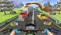 पागल मोटो बाइक सवार - भारी ट्रैफिक बाइक रेसिंग Screen Shot 10