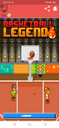 Basketball Legend Screen Shot 1