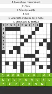 Crucigramas en español y gratis Screen Shot 0