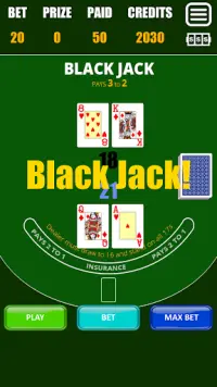 Blackjack 21 Screen Shot 7