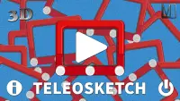 TeLeoSketch Telesketch 3D: Juego Vintage de Dibujo Screen Shot 1