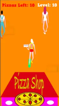 Pizza Delivery Girl- Deliver and Avoid Obstacles. Screen Shot 2