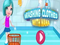 غسل الملابس لعبة للبنات Screen Shot 0