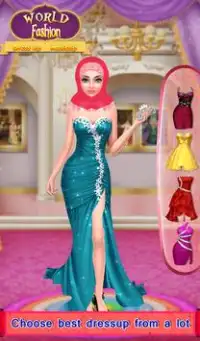 World Fashion Dressup & Makeup - fashion styles Screen Shot 0